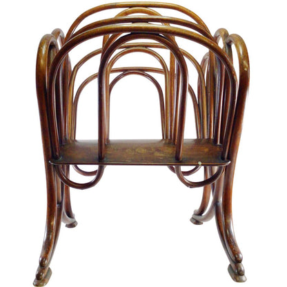 Thonet Bentwood Magazine Rack, ca. 1900