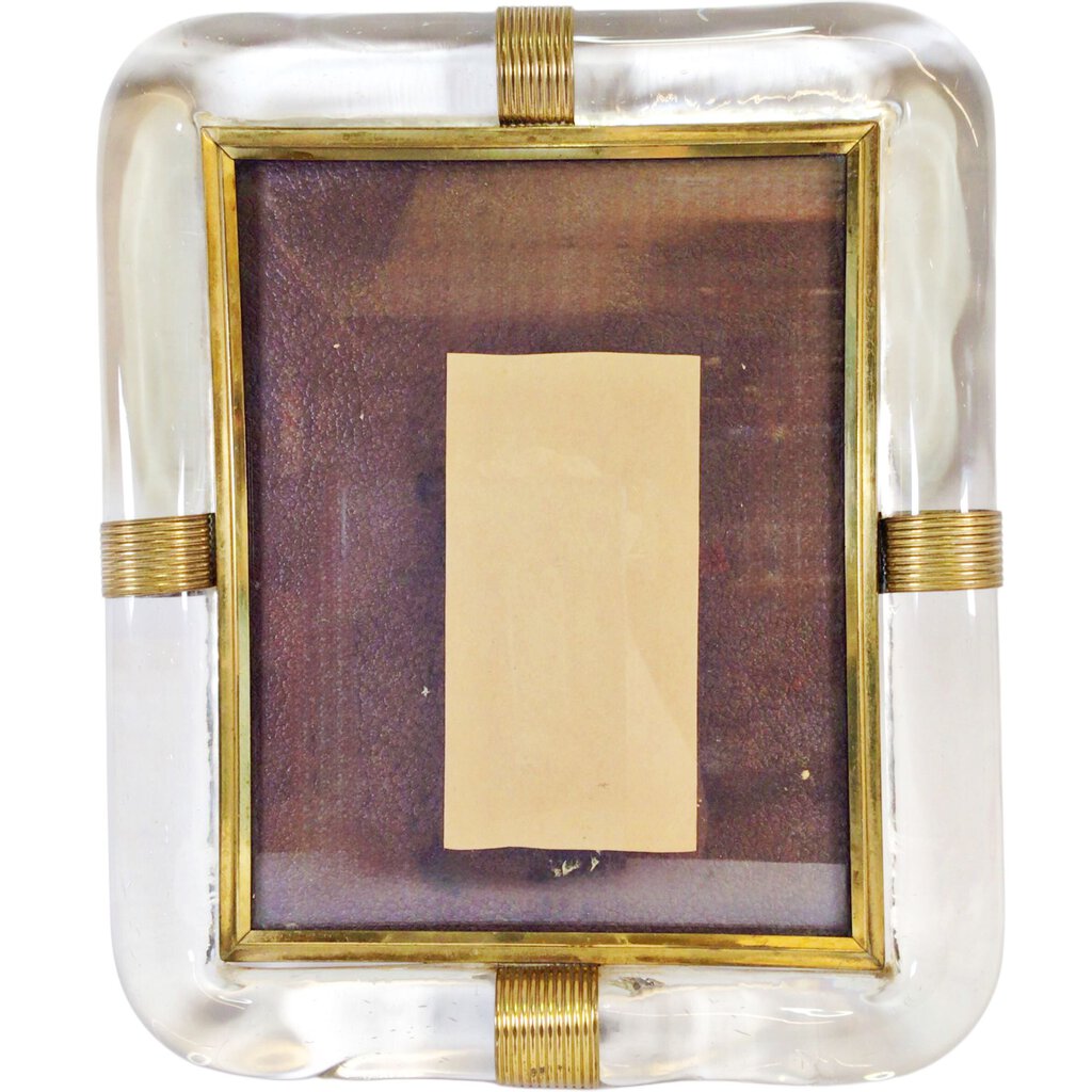 Murano Tubular Glass Art Deco Picture Frame