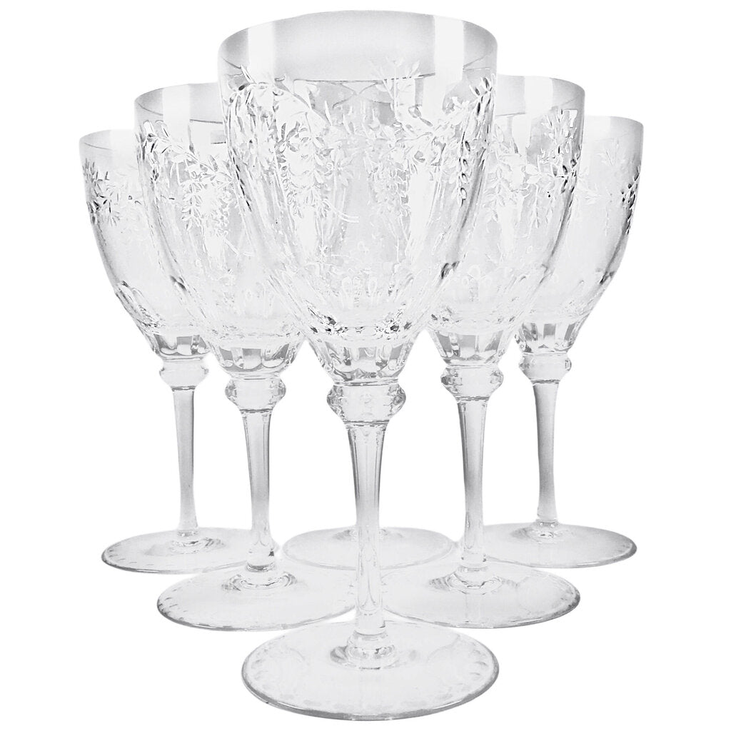 6 William Yeoward "Elizabeth" Wine Glasses