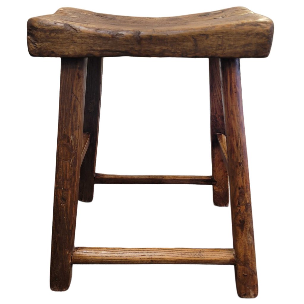 Antique Chinese Rustic Stool