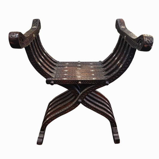 Syrian/Moorish-Style Savonarola Chair