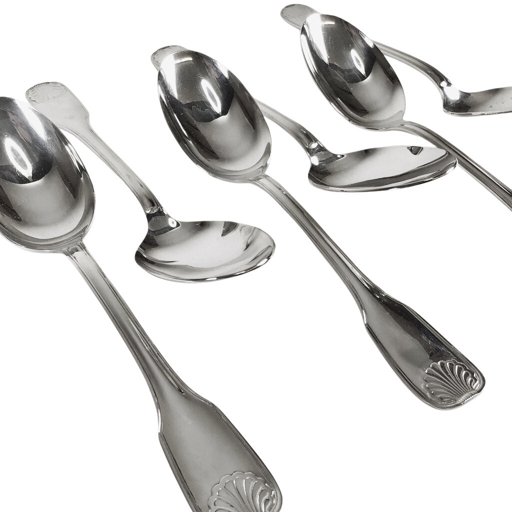 6 Plata Lappas "Colbert" Silverplated Tablespoons - Opportunity Shop DC