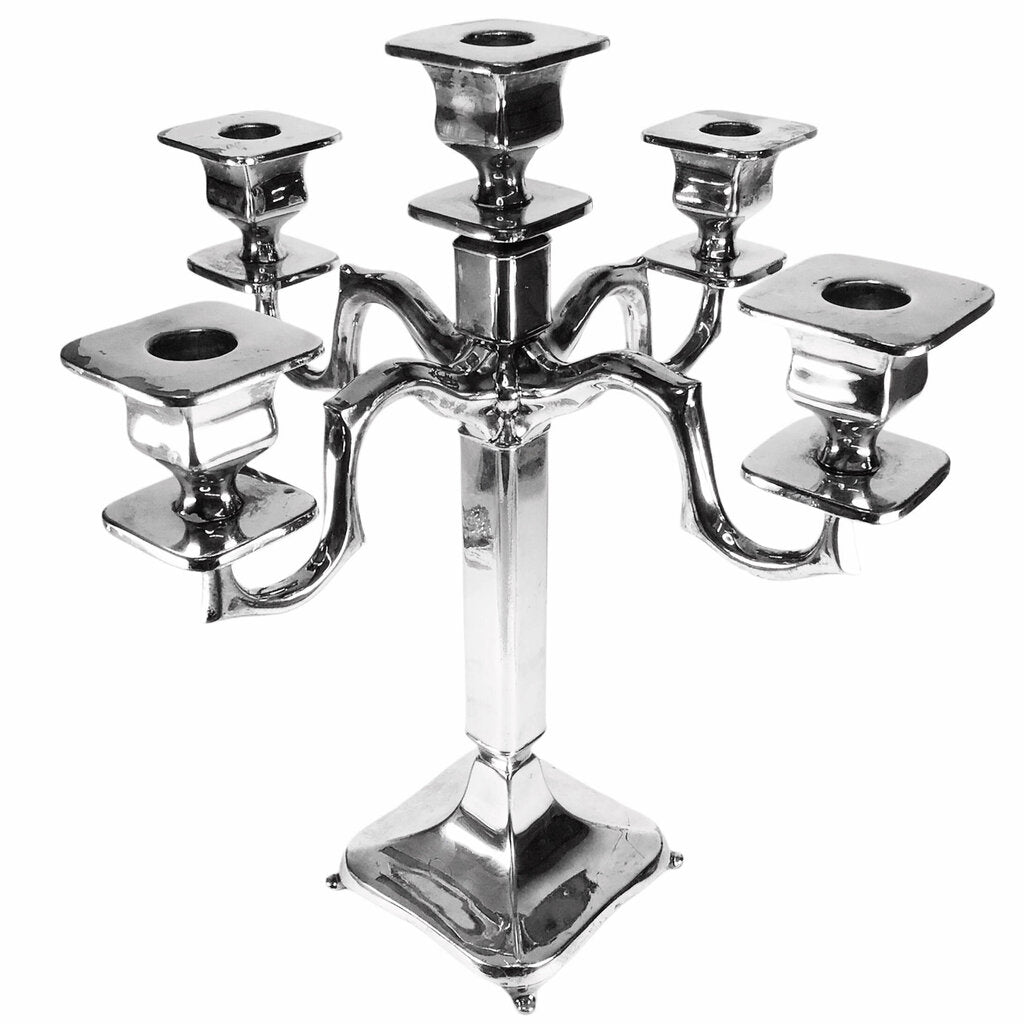 F.B. Rogers Silverplated 5-Light Candelabra, ca. 1900