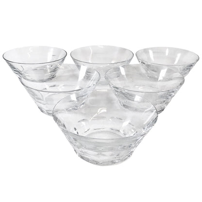 6 Baccarat "Bretagne" Finger Bowls