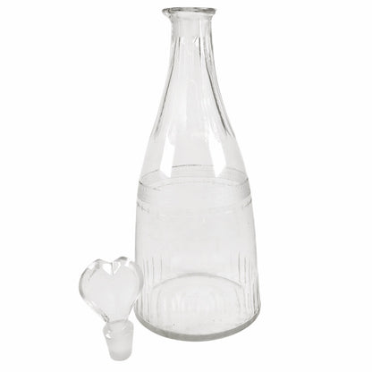 Mallet-Form Blown Glass Decanter, ca. 1820