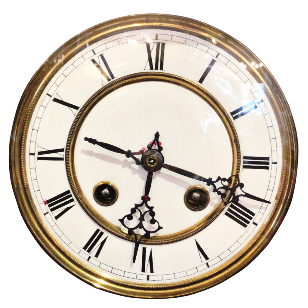 German Pendulum Wall Clock w/Gong Chime