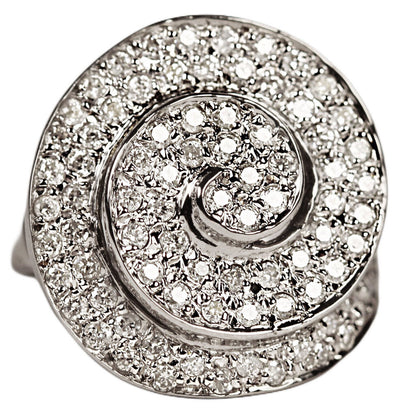 Diamond Ring in 18Kt White Gold