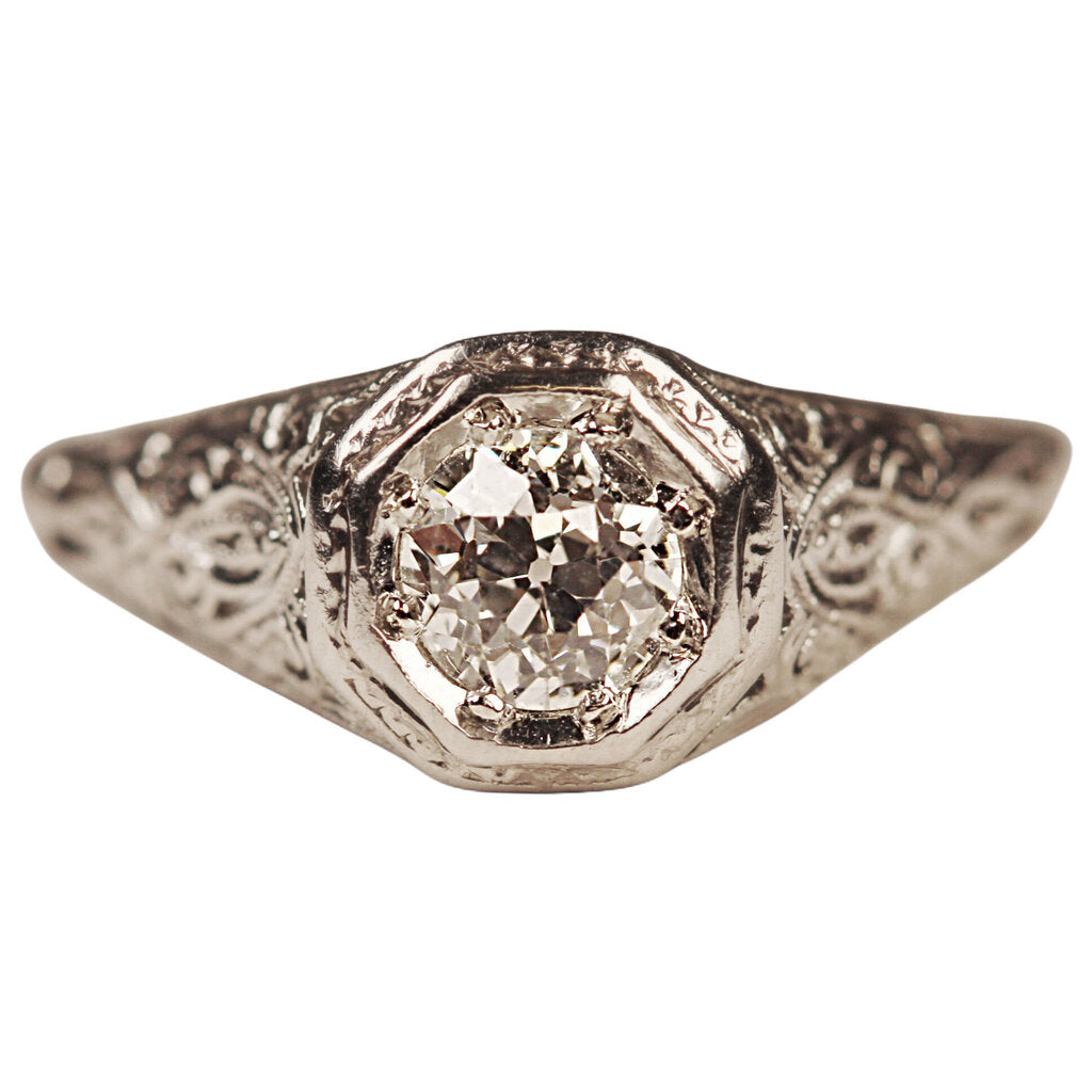 Diamond & Platinum Ring circa 1920s