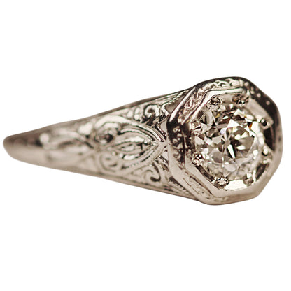 Diamond & Platinum Ring circa 1920s