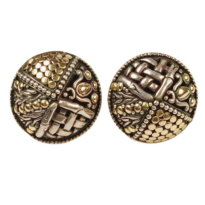 John Hardy 18Kt & Sterling Earrings