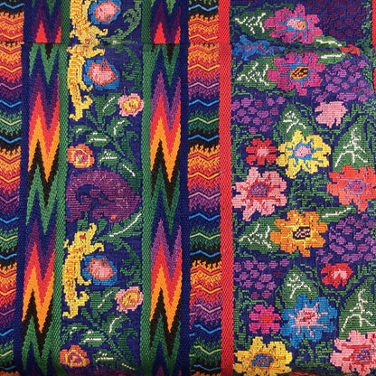 Guatemalan Embroidered 2-Panel Throw