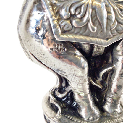 Arnaldo Giannelli Silver-Clad Elephant Figure