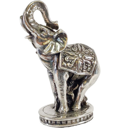 Arnaldo Giannelli Silver-Clad Elephant Figure