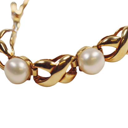 Pearl & 14Kt Gold Bracelet