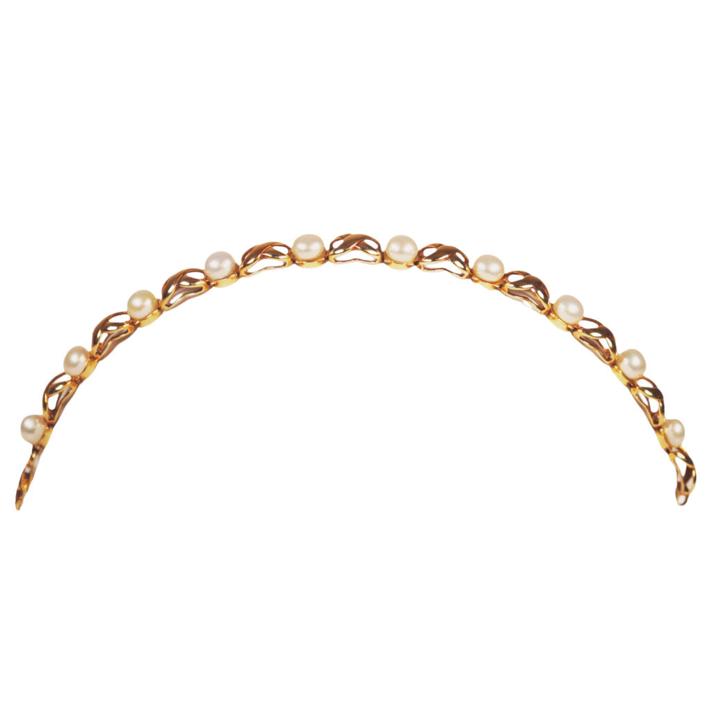 Pearl & 14Kt Gold Bracelet