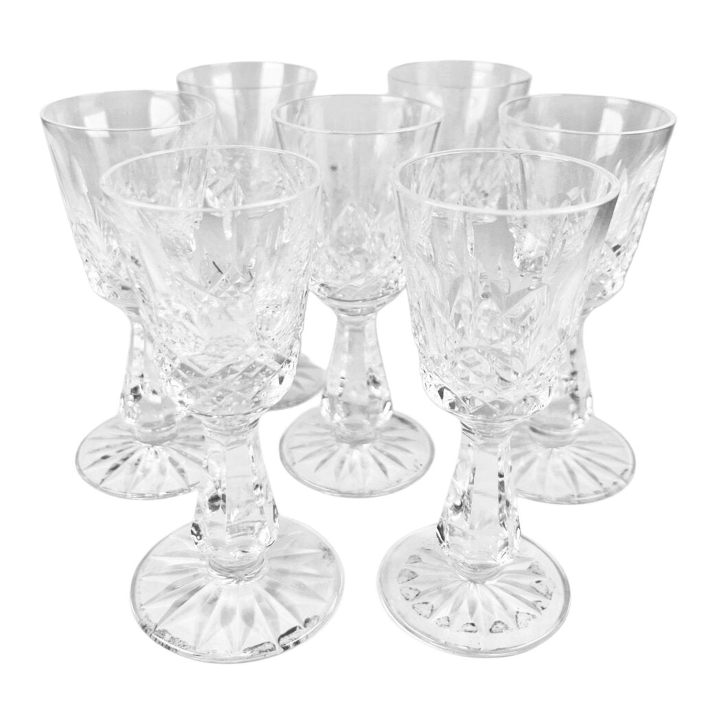 7 Waterford "Kenmare" Cordial Glasses