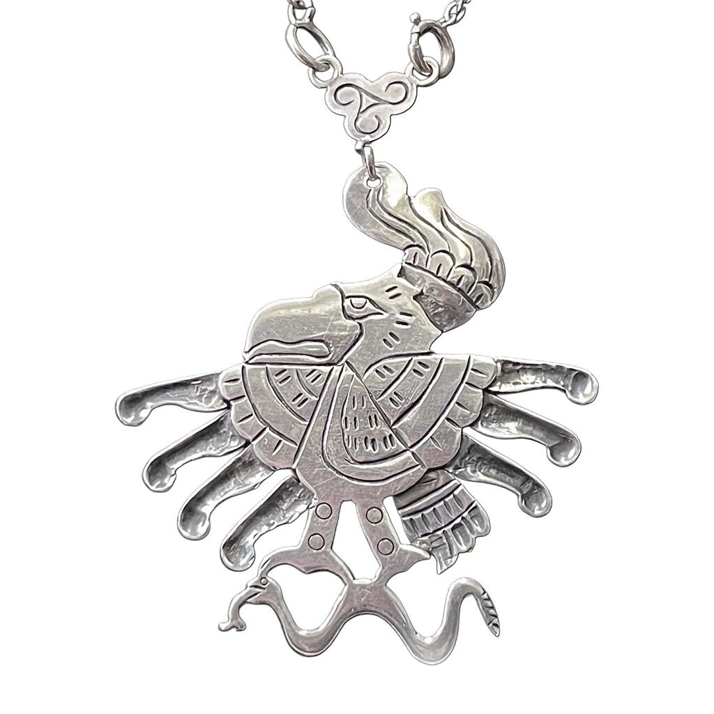 Sterling Eagle Necklace, style of William Spratling