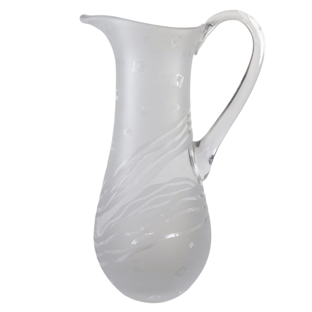 Robert McCandless Frosted Glass Pitcher