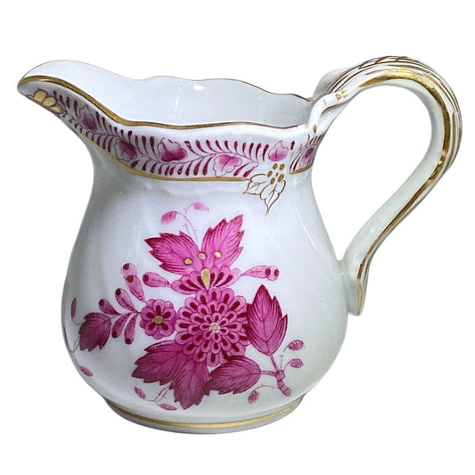 Herend "Chinese Bouquet" Raspberry Creamer