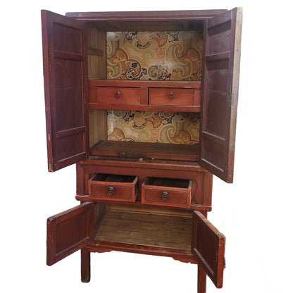 Red Chinese Cabinet