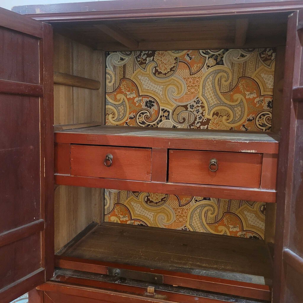 Red Chinese Cabinet