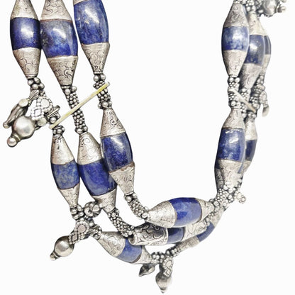 Silver and Lapis Lazuli Necklace