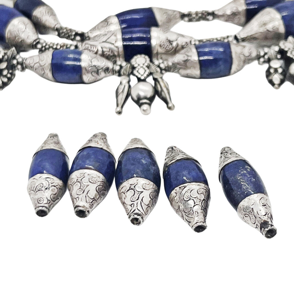 Silver and Lapis Lazuli Necklace