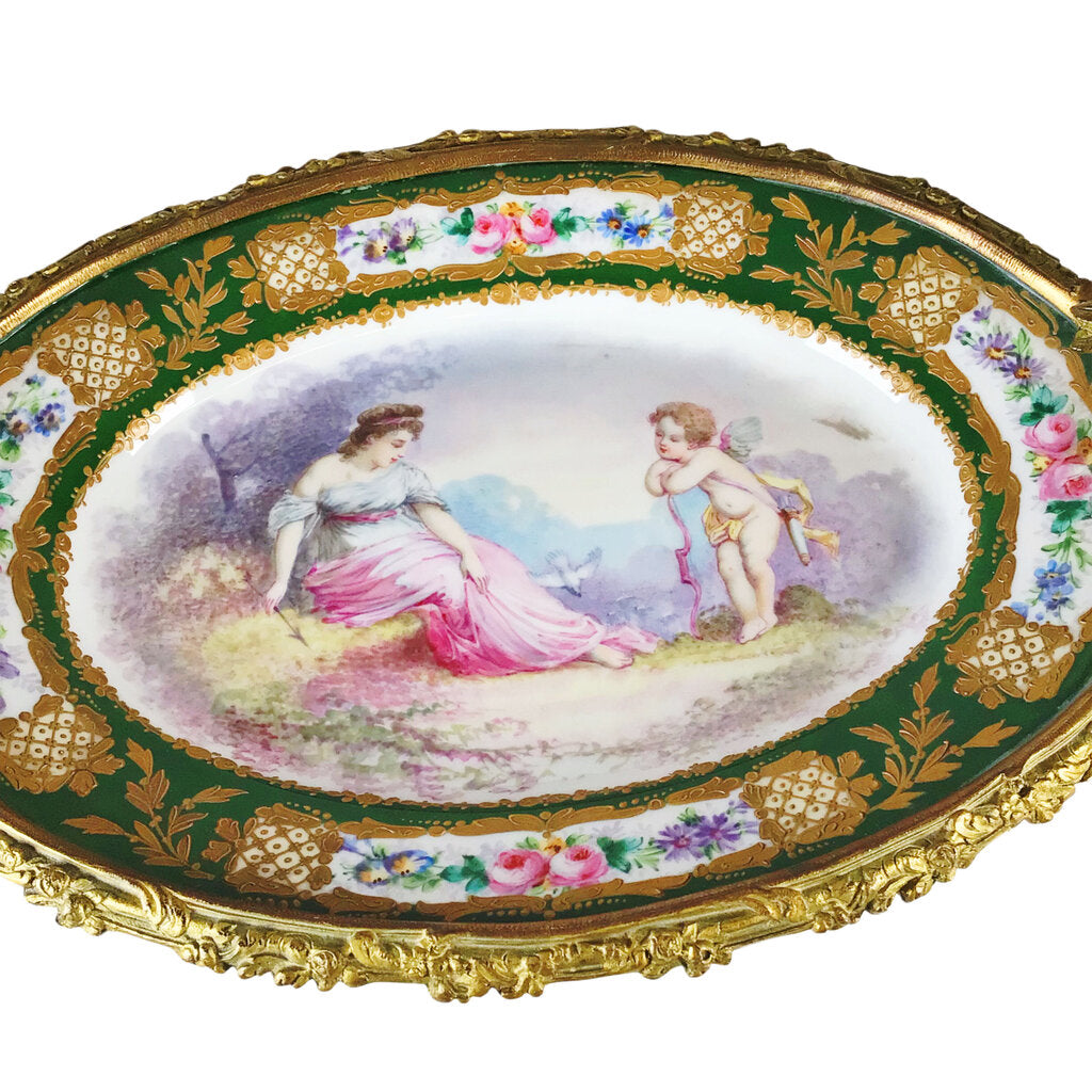 Sevres-Style Ormolu-Mounted Porcelain Centerpiece