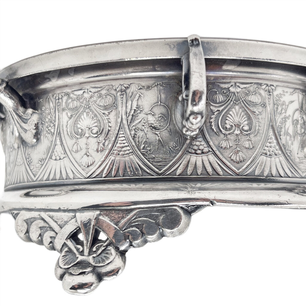 Webster Silverplated Domed Butter Dish, ca. 1890