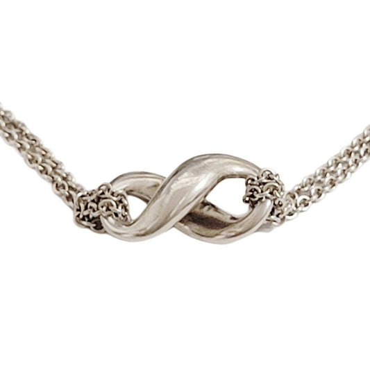 Tiffany Sterling Infinity Necklace