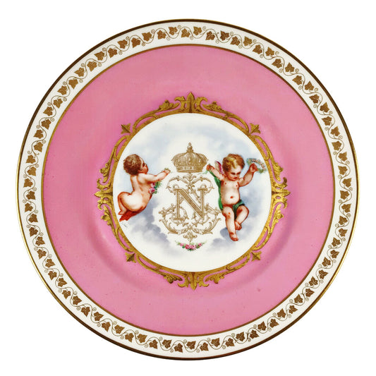 Sevres-Style Cabinet Plate, ca. 1900