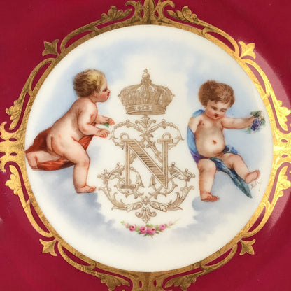 Sevres-Style Cabinet Plate, ca. 1900