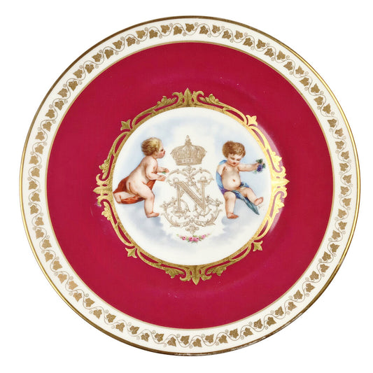 Sevres-Style Cabinet Plate, ca. 1900