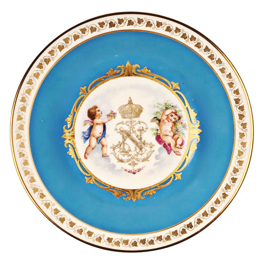 Sevres-Style Cabinet Plate, ca. 1900