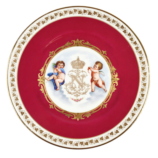 Sevres-Style Cabinet Plate, ca. 1900