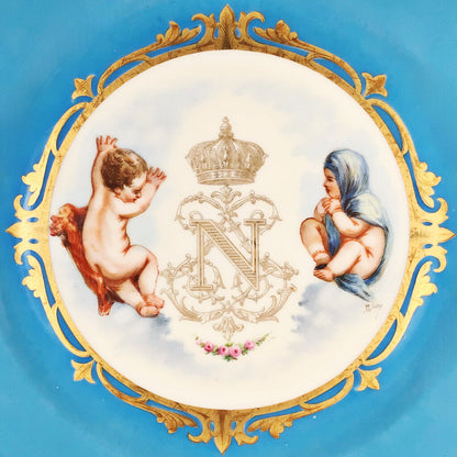 Sevres-Style Cabinet Plate, ca. 1900