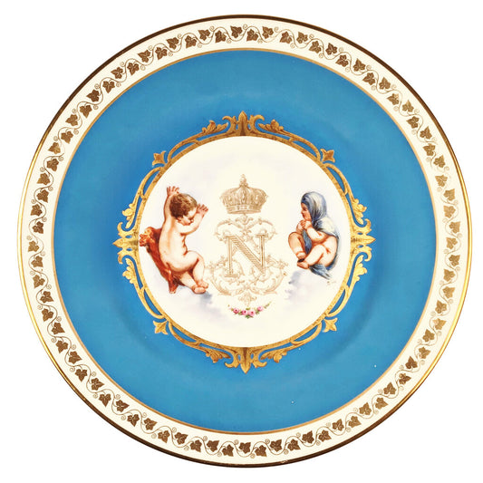 Sevres-Style Cabinet Plate, ca. 1900