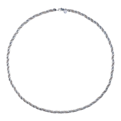 Tiffany & Co 14Kt & Sterling Rope Chain Necklace