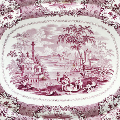 William Ridgway "Oriental" Platter, ca. 1830-4