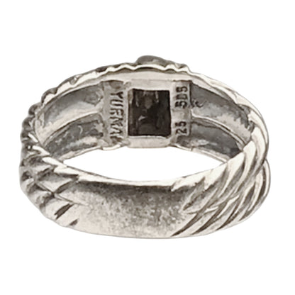 David Yurman Sterling & 14Kt Gold Ring