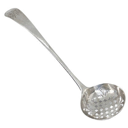 Georgian Sterling Sugar Sifting Spoon, 1782