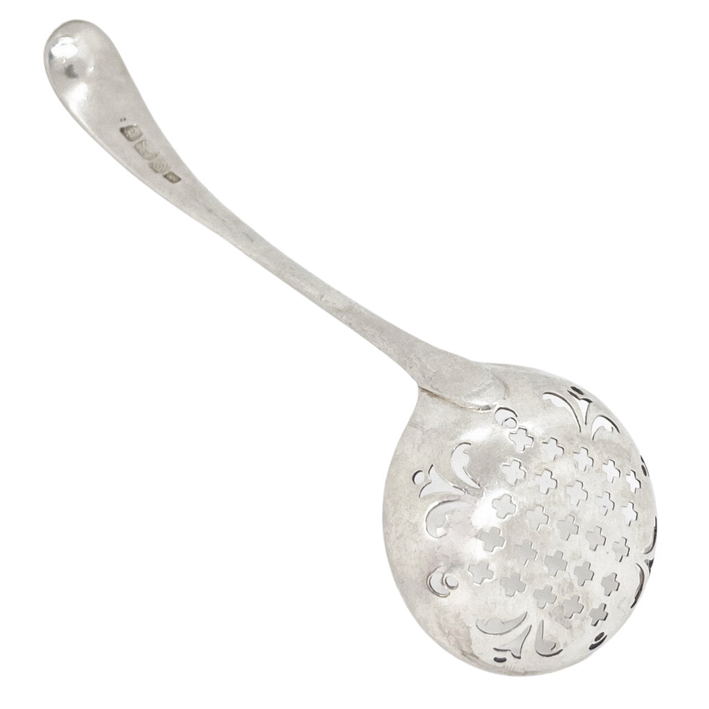 Georgian Sterling Sugar Sifting Spoon, 1782