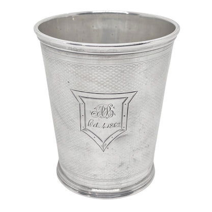 Albert Coles Coin Silver Beaker, ca. 1862