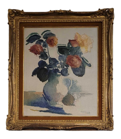 Roland Bierge. Bouquet. Oil on Canvas