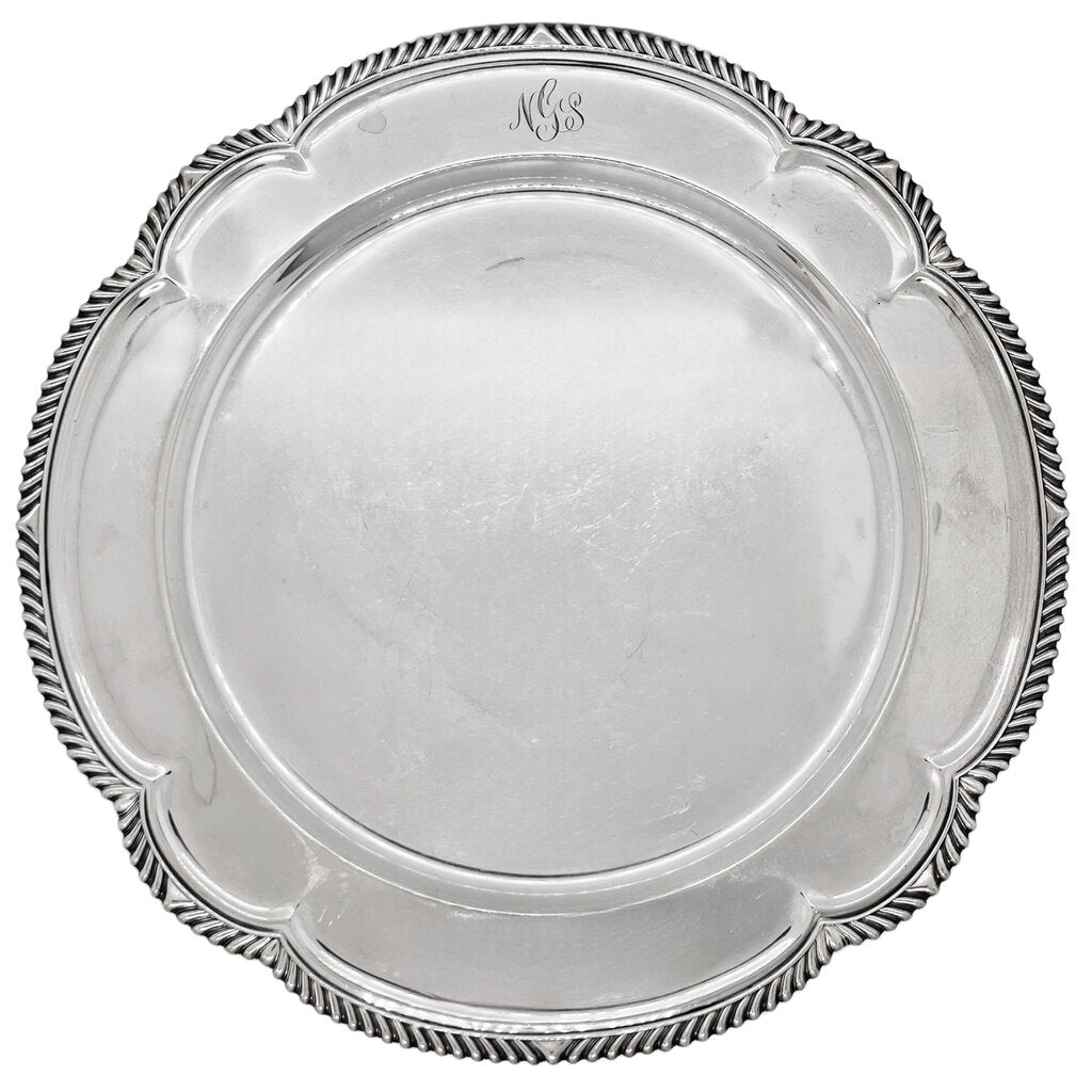 Gorham Sterling Round Tray, ca. 1953