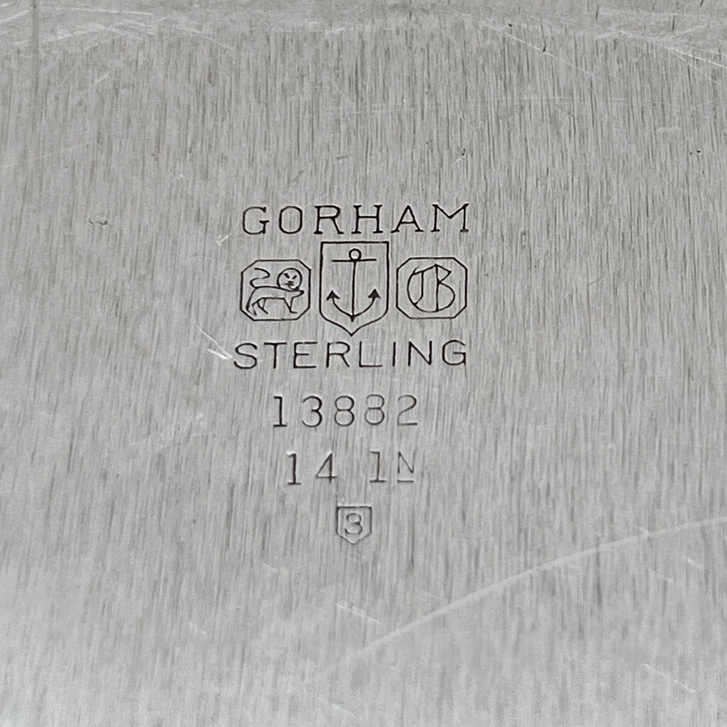 Gorham Sterling Round Tray, ca. 1953