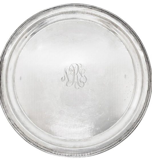 Gorham Sterling Round Tray, ca. 1953