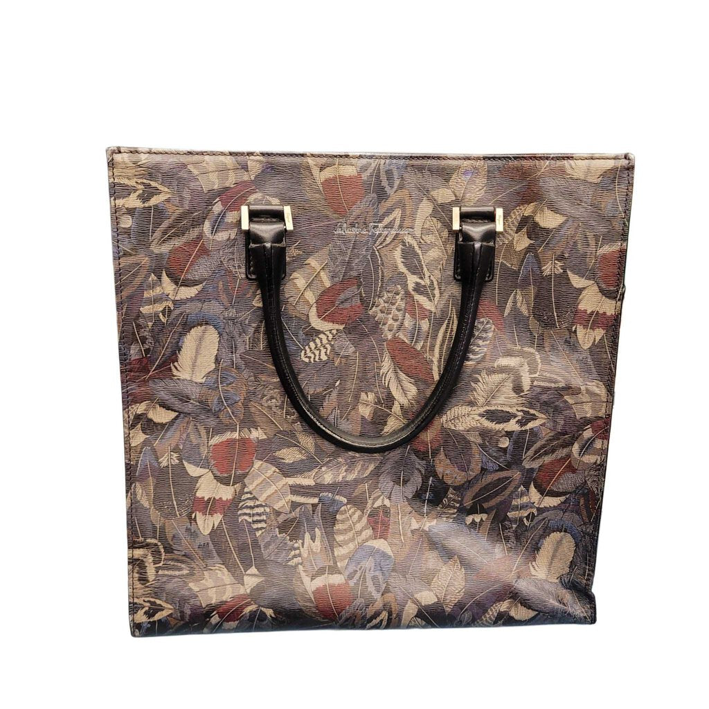 Ferragamo Gry Jungle Shopper Bag