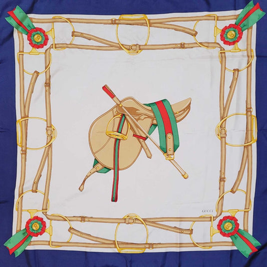 Gucci Cavalier Saddle Silk Scarf