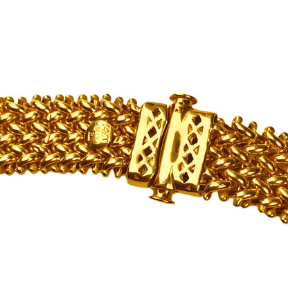 14Kt Flat Woven Necklace